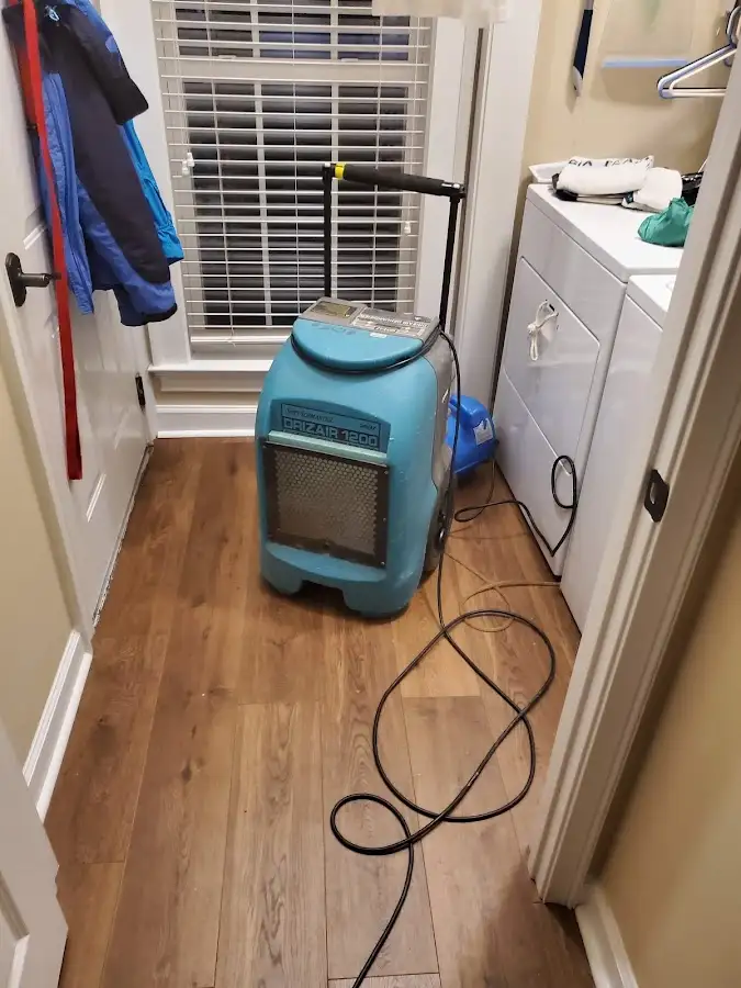 Commercial dehumidifier deployed for Flood Damage Cleanup in Acworth